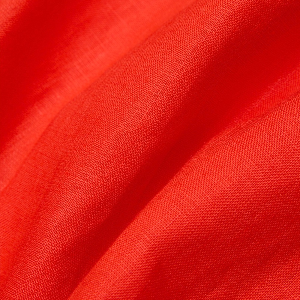 NWT Aritzia Barrafina Linen Dress in Poppy Red 10 - Picture 8 of 8
